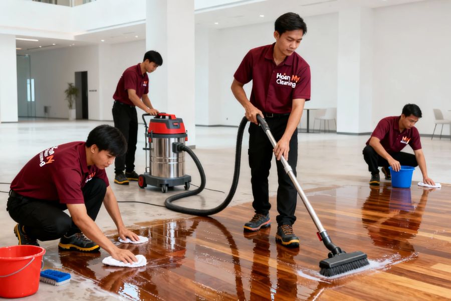 dịch vụ vệ sinh sau xây dựng